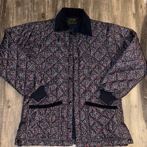 Vintage woman’s paisley barn / corduroy jacket - medium